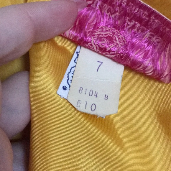 Vintage 1960s Yellow Wool A-Line Dress - Picture 8 of 11